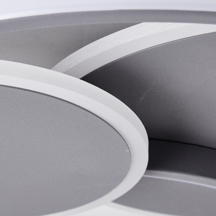 Brilliant - LED prigušiva stropna svetiljka RUNDA LED/50W/230V 3000-6500K crna + daljinski upravljač