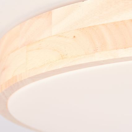 Brilliant - LED prigušiva stropna svetiljka SLIMLINE LED/60W/230V 3000-6500K prečnik 45 cm kaučukovo drvo + daljinski upravljač