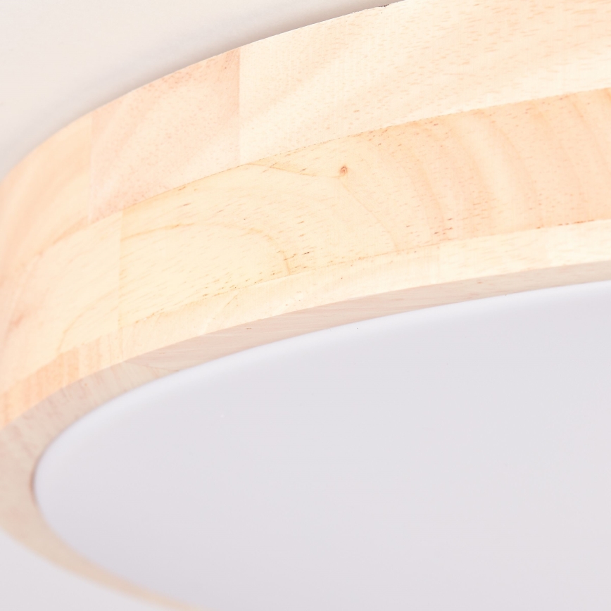 Brilliant - LED prigušiva stropna svetiljka SLIMLINE LED/60W/230V 3000-6500K prečnik 45 cm kaučukovo drvo + daljinski upravljač