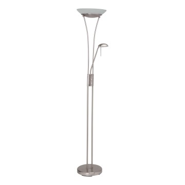 Brilliant - LED prigušiva podna lampa FINN 2xLED/13W/230V matni hrom