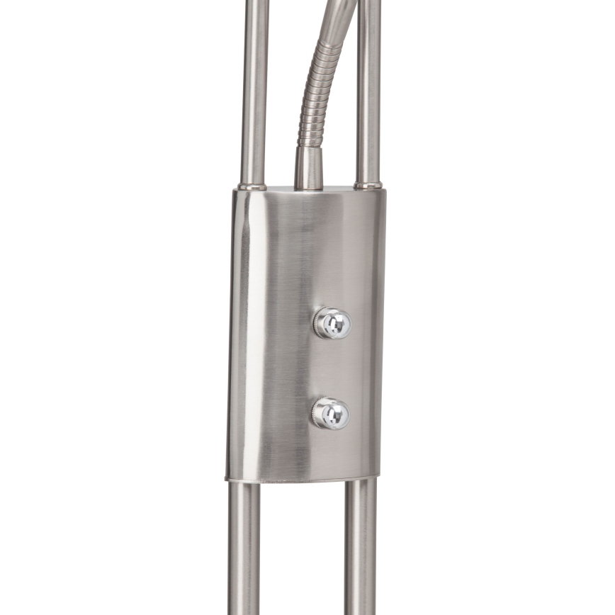 Brilliant - LED prigušiva podna lampa FINN 2xLED/13W/230V matni hrom