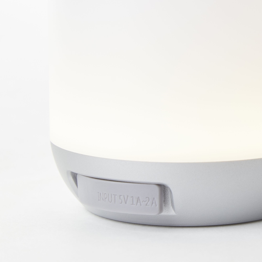Brilliant - LED Prigušiva spoljašnja stona lampa GEMMA LED/1,9W/5V IP44 bela