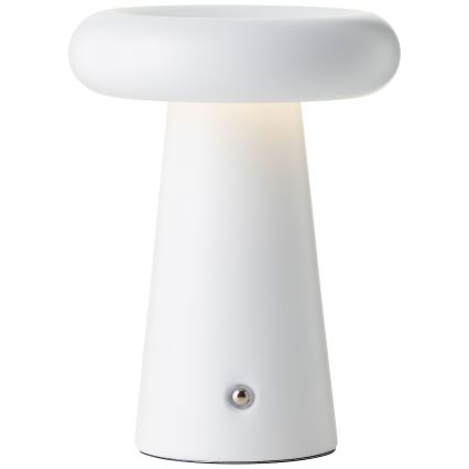 Brilliant - LED Prigušiva dodirna vanjska stona lampa MUFFIN LED/3W/5V USB IP44 bela