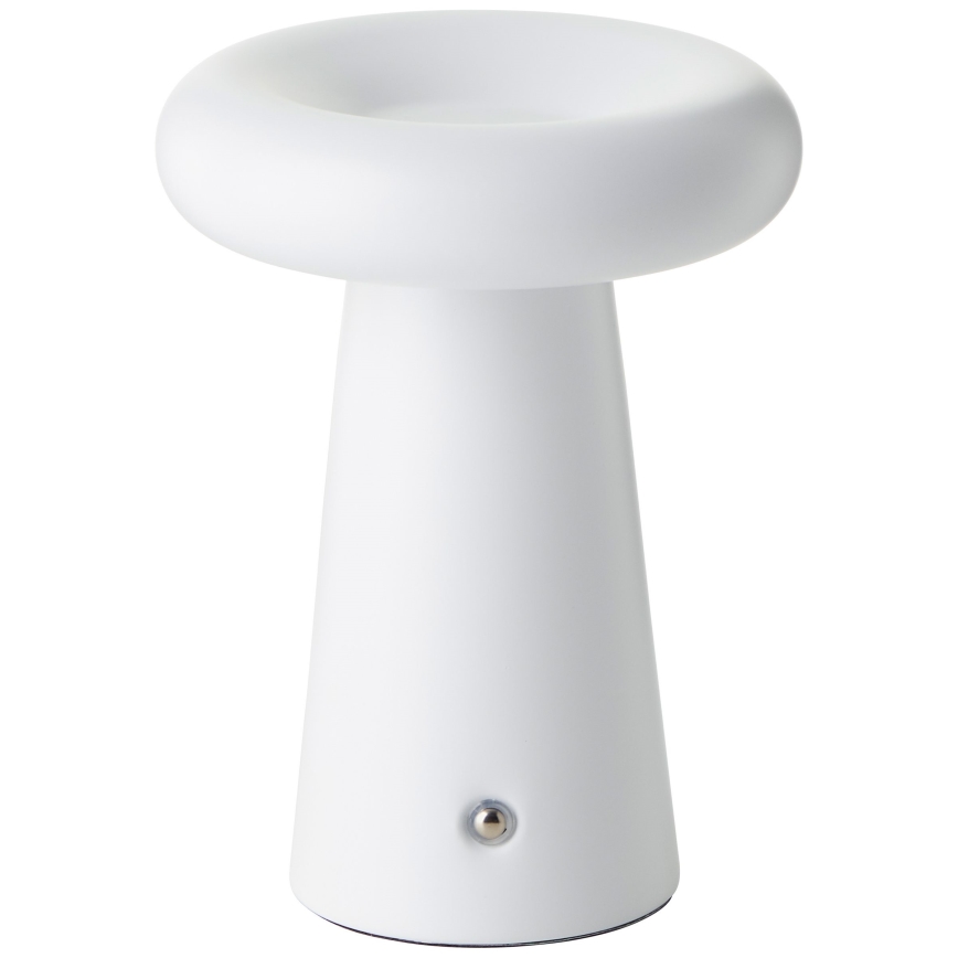 Brilliant - LED Prigušiva dodirna vanjska stona lampa MUFFIN LED/3W/5V USB IP44 bela