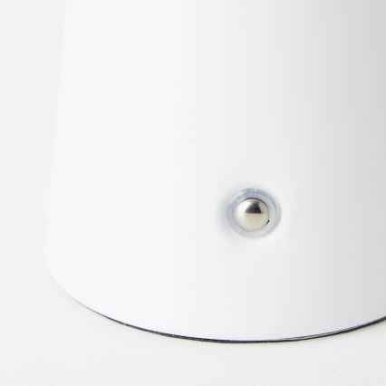 Brilliant - LED Prigušiva dodirna vanjska stona lampa MUFFIN LED/3W/5V USB IP44 bela