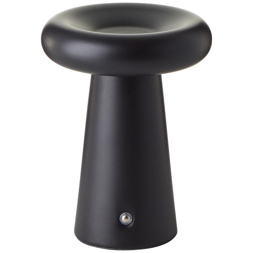 Brilliant - LED Prigušiva dodirna vanjska stona lampa MUFFIN LED/3W/5V USB IP44 crno