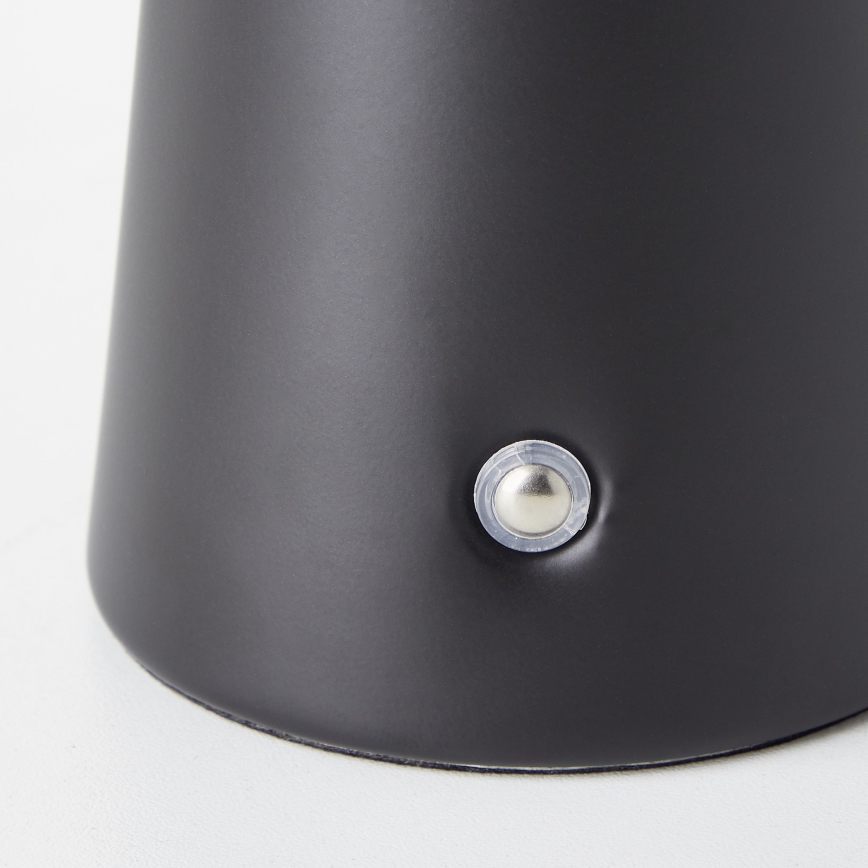 Brilliant - LED Prigušiva dodirna vanjska stona lampa MUFFIN LED/3W/5V USB IP44 crno