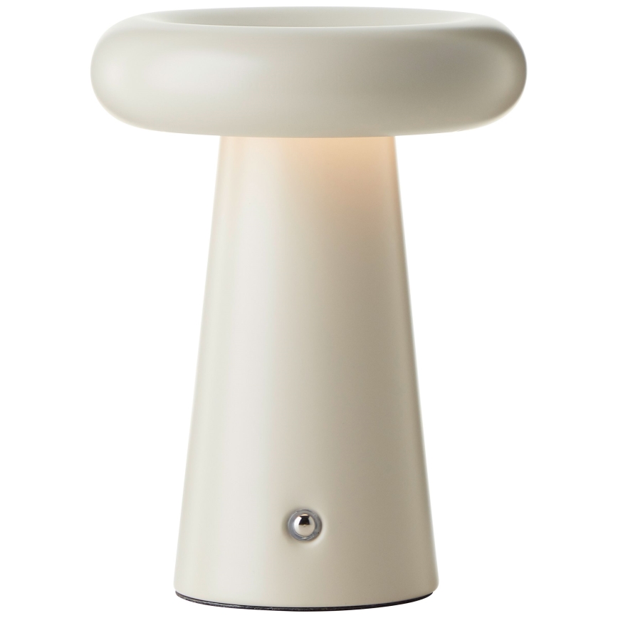 Brilliant - LED Prigušiva stona lampa na dodir MUFFIN LED/3W/5V USB IP44 kremasta