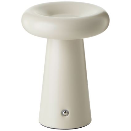 Brilliant - LED Prigušiva stona lampa na dodir MUFFIN LED/3W/5V USB IP44 kremasta