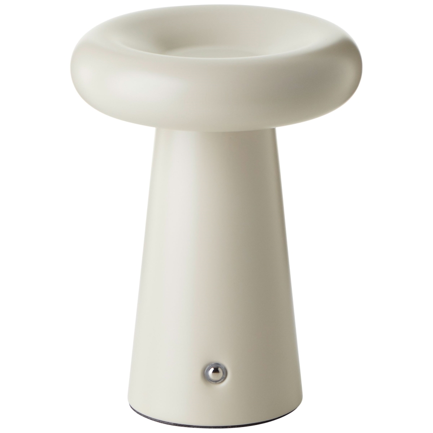 Brilliant - LED Prigušiva stona lampa na dodir MUFFIN LED/3W/5V USB IP44 kremasta