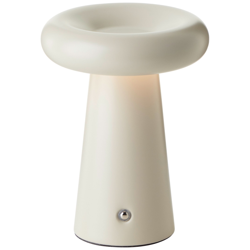 Brilliant - LED Prigušiva stona lampa na dodir MUFFIN LED/3W/5V USB IP44 kremasta