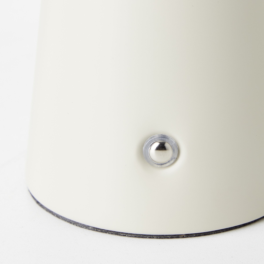 Brilliant - LED Prigušiva stona lampa na dodir MUFFIN LED/3W/5V USB IP44 kremasta