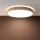 Brilliant - LED prigušiva stropna svetiljka SLIMLINE LED/60W/230V 3000-6500K prečnik 45 cm kaučukovo drvo + daljinski upravljač