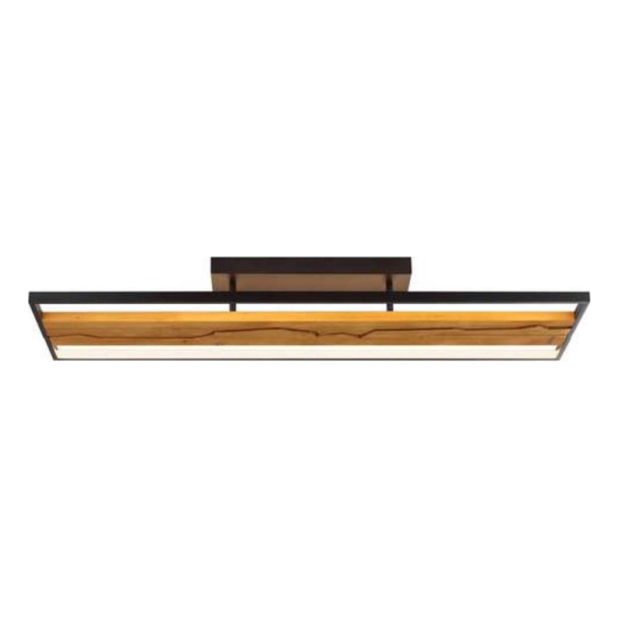 Brilliant - LED prigušiva stropna svetiljka THUNDER LED/42W/230V borovina