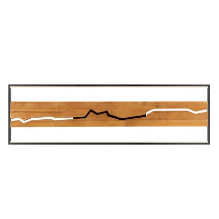 Brilliant - LED prigušiva stropna svetiljka THUNDER LED/42W/230V borovina