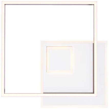 Brilliant - LED Prigušiva plafonjera IORGO LED/40W/230V 3000K 43,5x43,5 cm bela/crno