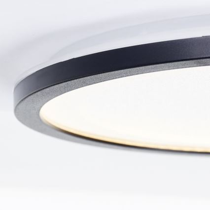 Brilliant - LED Prigušiva plafonjera MOSAKO LED/20W/230V 2700K pr. 29,5 cm crno
