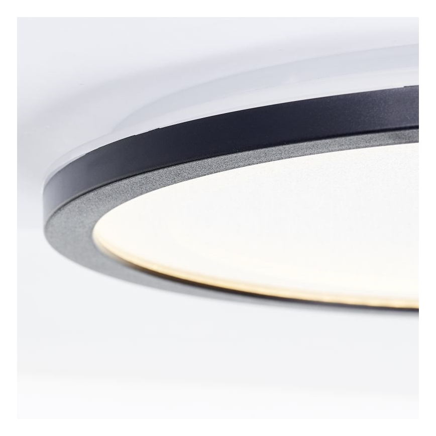 Brilliant - LED Prigušiva plafonjera MOSAKO LED/20W/230V 2700K pr. 29,5 cm crno