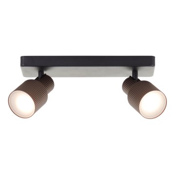 Brilliant - LED Reflektorska lampa CADIZ 2xGU10/5W/230V bronzana