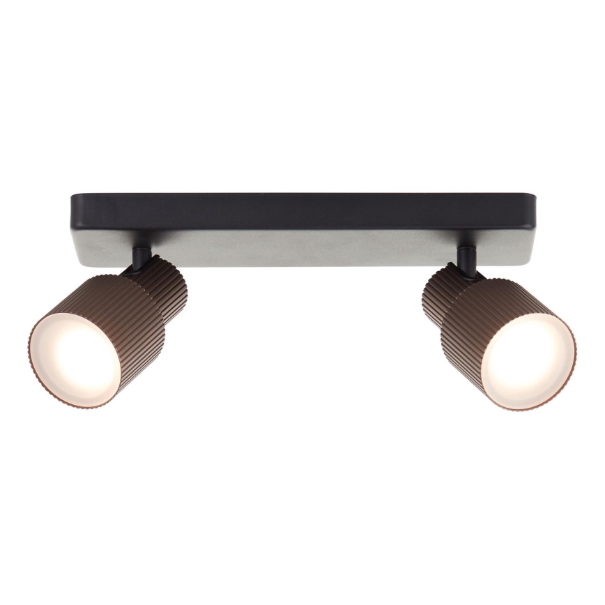 Brilliant - LED Reflektorska lampa CADIZ 2xGU10/5W/230V bronzana