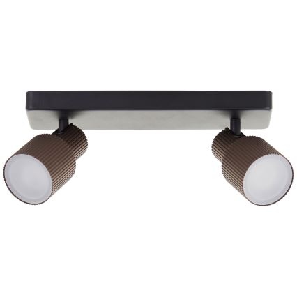 Brilliant - LED Reflektorska lampa CADIZ 2xGU10/5W/230V bronzana