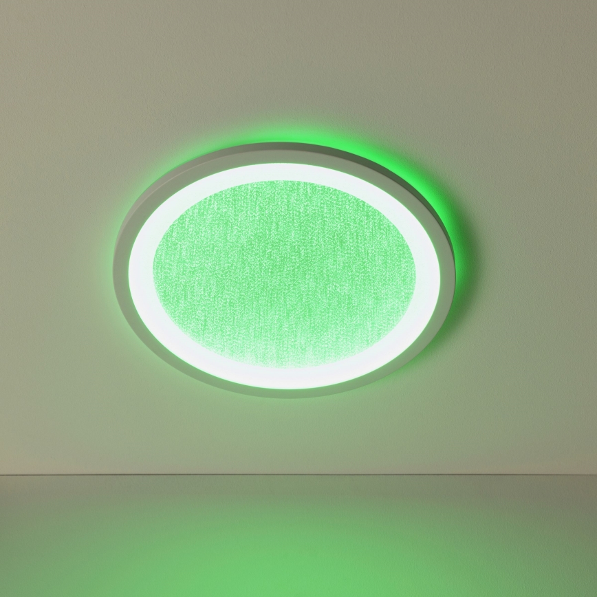 Brilliant - LED RGBW Prigušiva plafonjera TANIDA LED/22W/230V 3000-6500K+ Daljinski upravljač