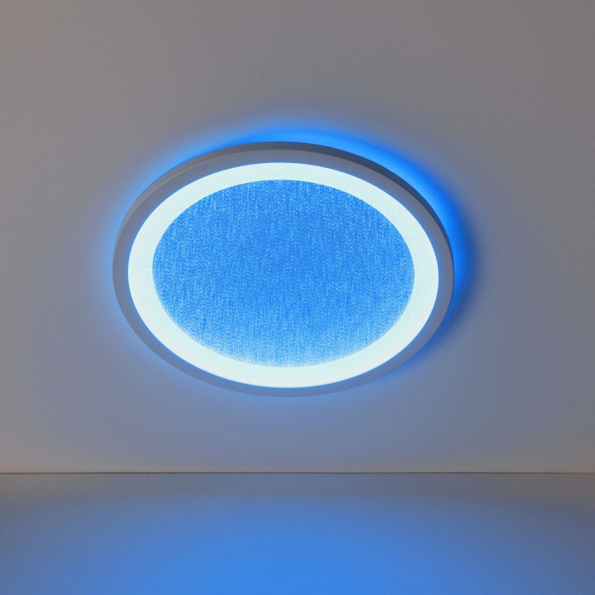 Brilliant - LED RGBW Prigušiva plafonjera TANIDA LED/22W/230V 3000-6500K+ Daljinski upravljač