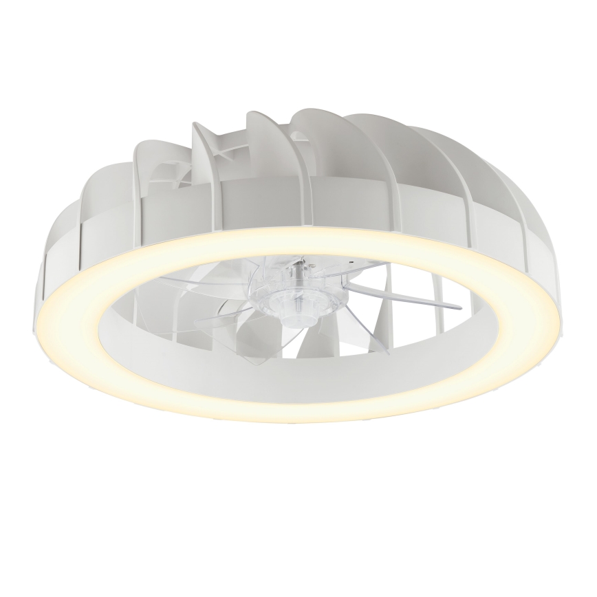 Brilliant - LED RGBW prigušiva stropni ventilator sa svetlom FANORA LED/30W/230V 2700-6500K prečnik 46 cm bela + daljinski upravljač