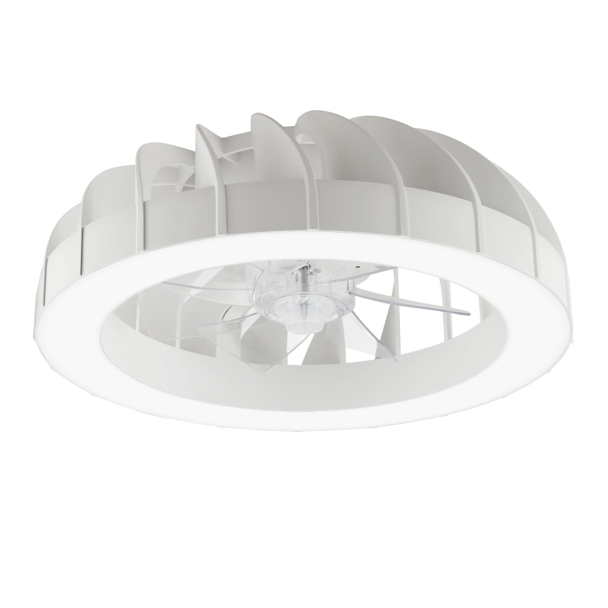 Brilliant - LED RGBW prigušiva stropni ventilator sa svetlom FANORA LED/30W/230V 2700-6500K prečnik 46 cm bela + daljinski upravljač