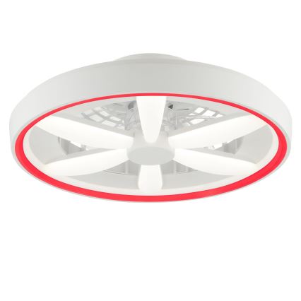 Brilliant - LED RGBW Prigušivi stropni ventilator sa svetlom GAIANO LED/48W/230V 2700-6500K bela + Daljinski upravljač