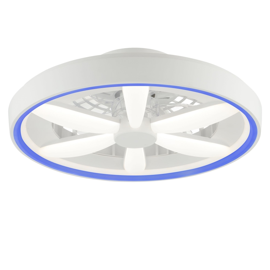 Brilliant - LED RGBW Prigušivi stropni ventilator sa svetlom GAIANO LED/48W/230V 2700-6500K bela + Daljinski upravljač