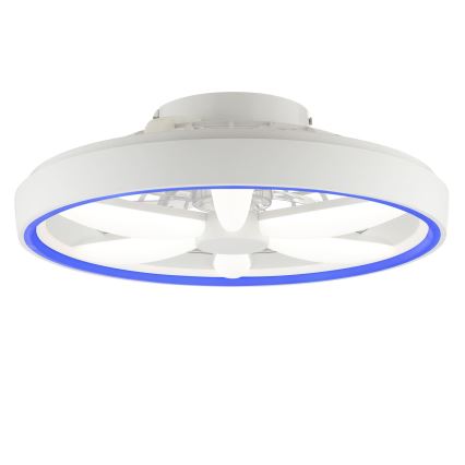 Brilliant - LED RGBW Prigušivi stropni ventilator sa svetlom GAIANO LED/48W/230V 2700-6500K bela + Daljinski upravljač