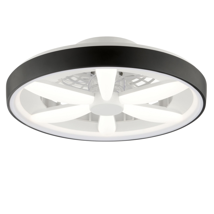 Brilliant - LED RGBW Prigušivi stropni ventilator sa svetlom GAIANO LED/48W/230V 2700-6500K crno + Daljinski upravljač