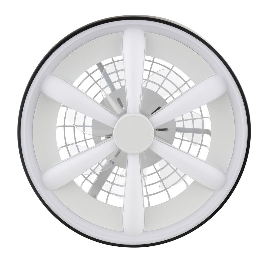 Brilliant - LED RGBW Prigušivi stropni ventilator sa svetlom GAIANO LED/48W/230V 2700-6500K crno + Daljinski upravljač