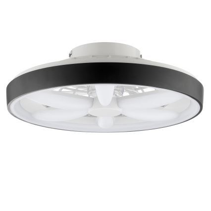 Brilliant - LED RGBW Prigušivi stropni ventilator sa svetlom GAIANO LED/48W/230V 2700-6500K crno + Daljinski upravljač