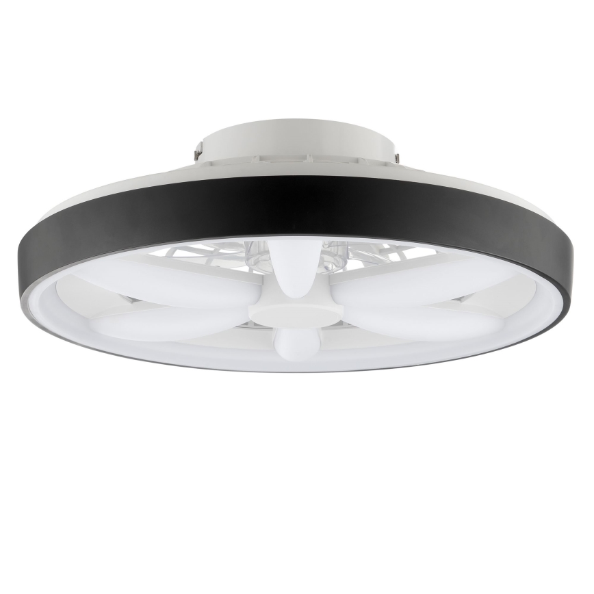 Brilliant - LED RGBW Prigušivi stropni ventilator sa svetlom GAIANO LED/48W/230V 2700-6500K crno + Daljinski upravljač