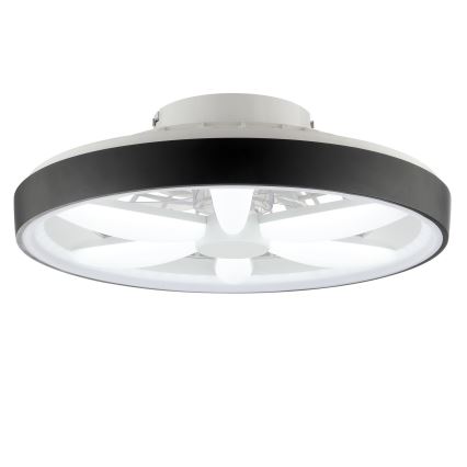 Brilliant - LED RGBW Prigušivi stropni ventilator sa svetlom GAIANO LED/48W/230V 2700-6500K crno + Daljinski upravljač