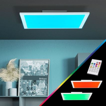 Brilliant - LED RGBW Prigušiva plafonjera ABIE LED/24W/230V 2700-6500K + Daljinski upravljač