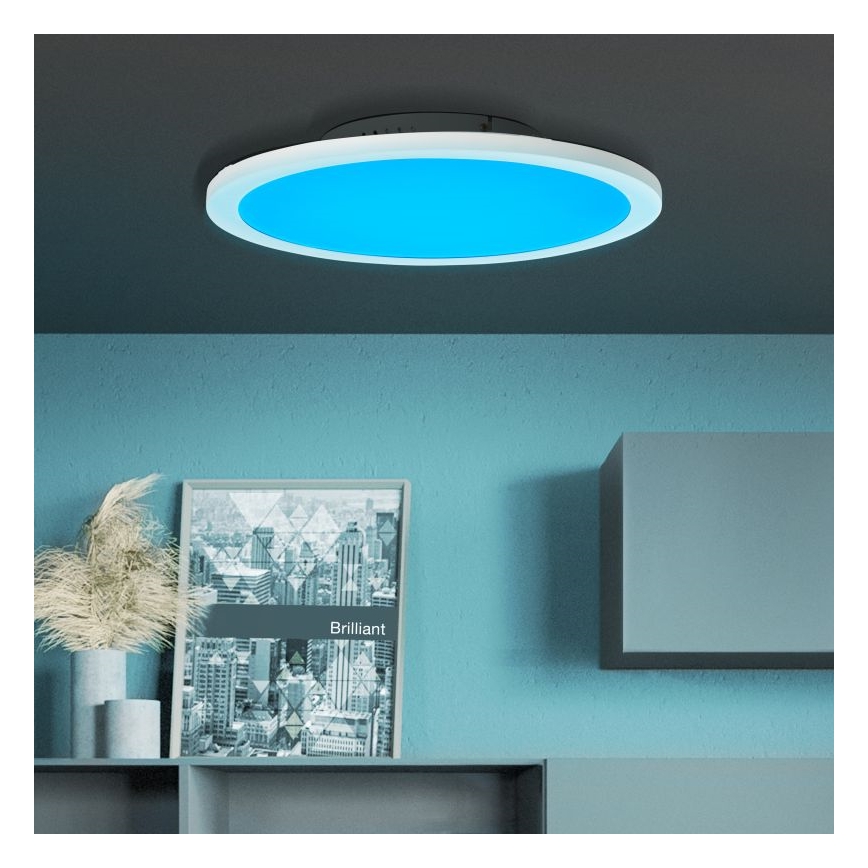 Brilliant - LED RGBW Prigušiva plafonjera ABIE LED/24W/230V 2700-6500K + Daljinski upravljač