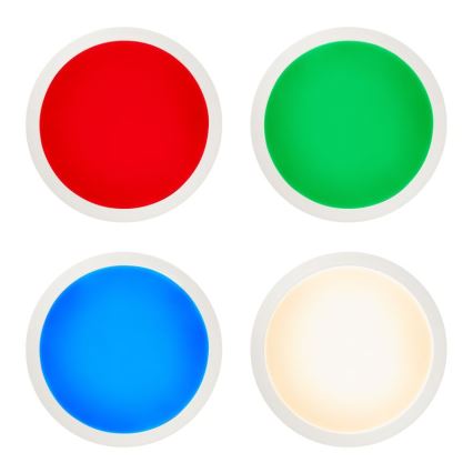 Brilliant - LED RGBW Prigušiva plafonjera ABIE LED/24W/230V 2700-6500K + Daljinski upravljač