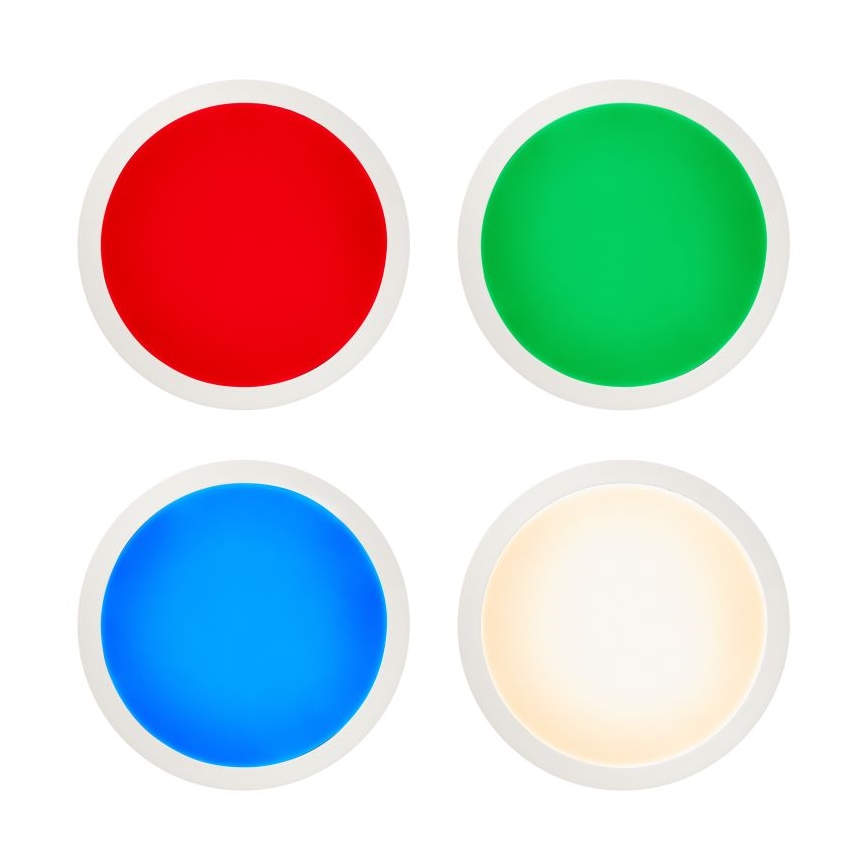 Brilliant - LED RGBW Prigušiva plafonjera ABIE LED/24W/230V 2700-6500K + Daljinski upravljač