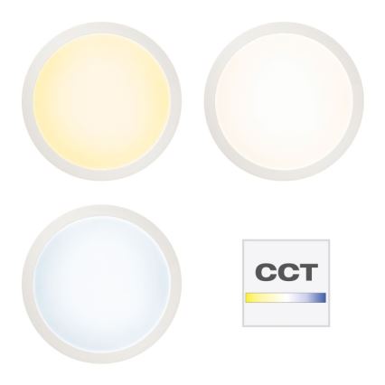 Brilliant - LED RGBW Prigušiva plafonjera ABIE LED/24W/230V 2700-6500K + Daljinski upravljač