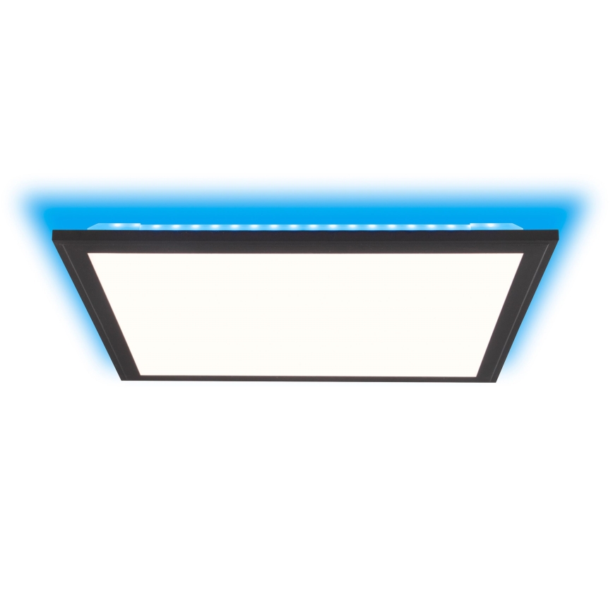 Brilliant - LED RGBW Prigušiva plafonjera ALLIE LED/24W/230V 2700-6500K crno + Daljinski upravljač