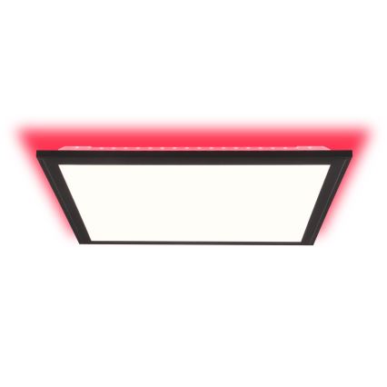 Brilliant - LED RGBW Prigušiva plafonjera ALLIE LED/24W/230V 2700-6500K crno + Daljinski upravljač