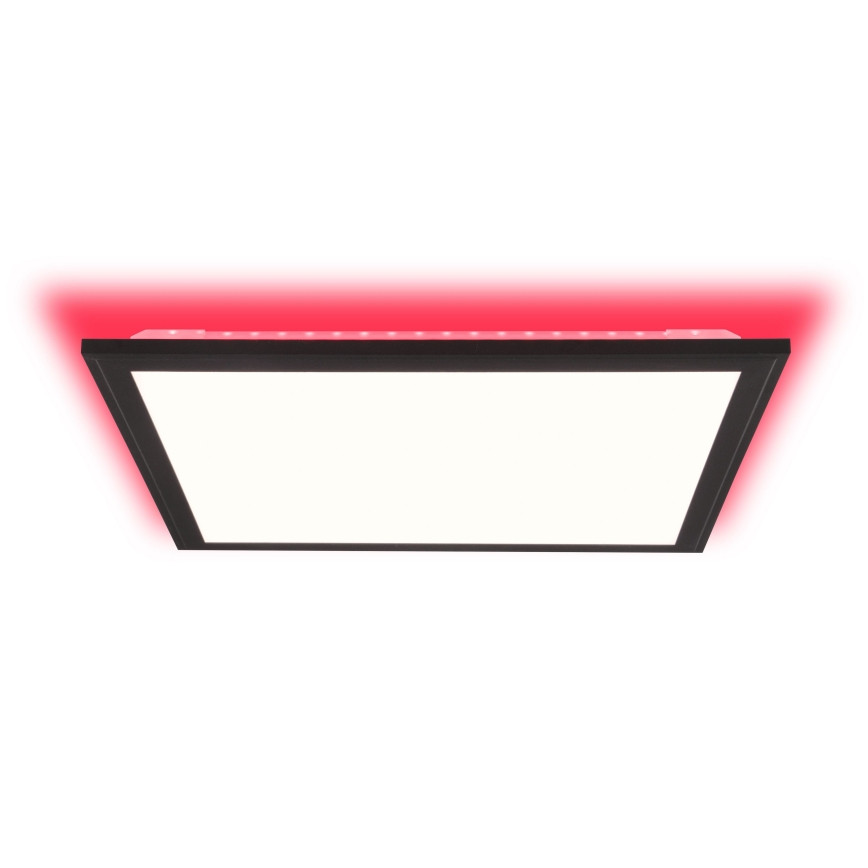 Brilliant - LED RGBW Prigušiva plafonjera ALLIE LED/24W/230V 2700-6500K crno + Daljinski upravljač