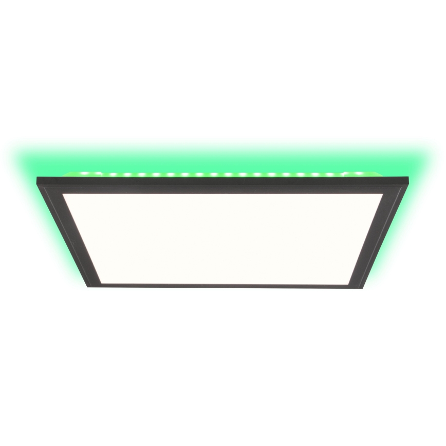 Brilliant - LED RGBW Prigušiva plafonjera ALLIE LED/24W/230V 2700-6500K crno + Daljinski upravljač