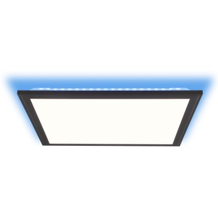 Brilliant - LED RGBW Prigušiva plafonjera ALLIE LED/24W/230V 2700-6500K crno + Daljinski upravljač