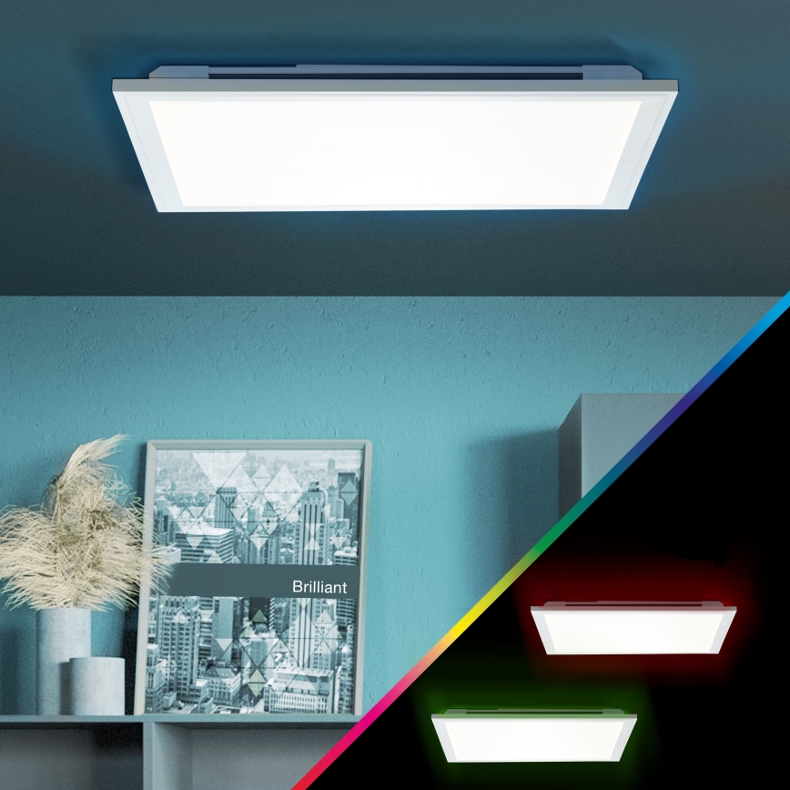 Brilliant - LED RGBW Prigušiva plafonjera ALLIE LED/24W/230V 2700-6500K + Daljinski upravljač