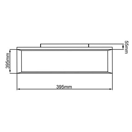 Brilliant - LED RGBW Prigušiva plafonjera ALLIE LED/24W/230V 2700-6500K + Daljinski upravljač