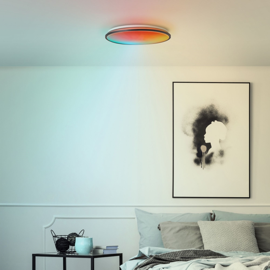 Brilliant - LED RGBW Prigušiva plafonjera HEIDA LED/30W/230V 3000-6500K + Daljinski upravljač